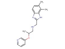 N-[(6,7-dimethyl-1H-benzimidazol-2-yl)methyl]-2-(pyridin-3-yloxy)propan-1-amine