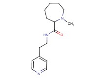 1-methyl-N-[2-(4-pyridinyl)ethyl]-2-azepanecarboxamide