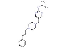 N-isopropyl-5-({4-[(2E)-3-phenylprop-2-en-1-yl]piperazin-1-yl}methyl)pyrimidin-2-amine
