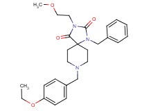 1-benzyl-8-(4-ethoxybenzyl)-3-(2-methoxyethyl)-1,3,8-triazaspiro[4.5]decane-2,4-dione