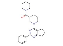 2-phenyl-4-[3-(1-piperidinylcarbonyl)-1-piperidinyl]-6,7-dihydro-5H-cyclopenta[d]pyrimidine