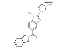 (3S)-1-{5-[(3aR,7aS)-1,3,3a,4,7,7a-hexahydro-2H-isoindol-2-ylcarbonyl]-1-methyl-1H-benzimidazol-2-yl}-3-pyrrolidinol