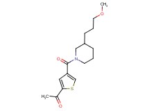 1-(4-{[3-(3-methoxypropyl)-1-piperidinyl]carbonyl}-2-thienyl)ethanone