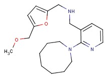 1-[2-(1-azocanyl)-3-pyridinyl]-N-{[5-(methoxymethyl)-2-furyl]methyl}methanamine