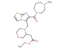 ethyl [4-({6-[(4-methyl-1,4-diazepan-1-yl)carbonyl]imidazo[2,1-b][1,3]thiazol-5-yl}methyl)-3-morpholinyl]acetate