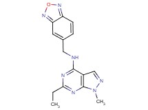 N-(2,1,3-benzoxadiazol-5-ylmethyl)-6-ethyl-1-methyl-1H-pyrazolo[3,4-d]pyrimidin-4-amine