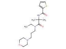 N-{2-[ethyl(3-morpholin-4-ylpropyl)amino]-1,1-dimethyl-2-oxoethyl}thiophene-2-carboxamide