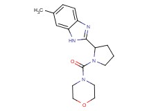 6-methyl-2-[1-(4-morpholinylcarbonyl)-2-pyrrolidinyl]-1H-benzimidazole