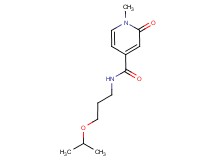 N-(3-isopropoxypropyl)-1-methyl-2-oxo-1,2-dihydropyridine-4-carboxamide