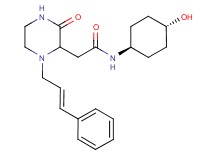 N-(trans-4-hydroxycyclohexyl)-2-{3-oxo-1-[(2E)-3-phenyl-2-propen-1-yl]-2-piperazinyl}acetamide