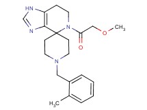 5-(methoxyacetyl)-1'-(2-methylbenzyl)-1,5,6,7-tetrahydrospiro[imidazo[4,5-c]pyridine-4,4'-piperidine]