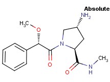 (2S,4R)-4-amino-1-[(2S)-2-methoxy-2-phenylacetyl]-N-methylpyrrolidine-2-carboxamide