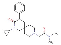 2-(2-cyclopropyl-3-oxo-4-phenyl-2,9-diazaspiro[5.5]undec-9-yl)-N,N-dimethylacetamide