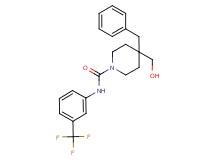 4-benzyl-4-(hydroxymethyl)-N-[3-(trifluoromethyl)phenyl]-1-piperidinecarboxamide
