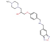 1-(4-{[(2,1,3-benzoxadiazol-5-ylmethyl)amino]methyl}phenoxy)-3-(4-methyl-1-piperazinyl)-2-propanol