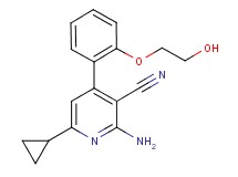 2-amino-6-cyclopropyl-4-[2-(2-hydroxyethoxy)phenyl]nicotinonitrile