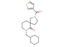 7-(cyclohexylmethyl)-2-(3-thienylcarbonyl)-2,7-diazaspiro[4.5]decan-6-one