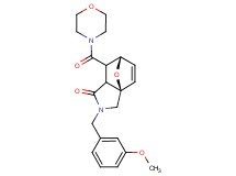 (3aR*,6S*)-2-(3-methoxybenzyl)-7-(morpholin-4-ylcarbonyl)-2,3,7,7a-tetrahydro-3a,6-epoxyisoindol-1(6H)-one