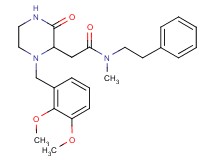 2-[1-(2,3-dimethoxybenzyl)-3-oxo-2-piperazinyl]-N-methyl-N-(2-phenylethyl)acetamide