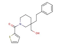 [3-(2-phenylethyl)-1-(2-thienylcarbonyl)-3-piperidinyl]methanol