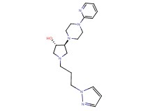 (3S*,4S*)-1-[3-(1H-pyrazol-1-yl)propyl]-4-[4-(2-pyridinyl)-1-piperazinyl]-3-pyrrolidinol