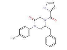 5-benzyl-1-(4-methylphenyl)-4-(1H-pyrrol-2-ylcarbonyl)-2-piperazinone