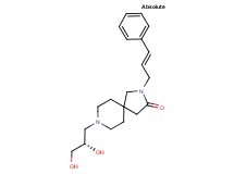 8-[(2S)-2,3-dihydroxypropyl]-2-[(2E)-3-phenylprop-2-en-1-yl]-2,8-diazaspiro[4.5]decan-3-one