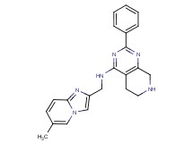 N-[(6-methylimidazo[1,2-a]pyridin-2-yl)methyl]-2-phenyl-5,6,7,8-tetrahydropyrido[3,4-d]pyrimidin-4-amine