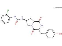 N-(2-chlorophenyl)-N'-[(3R,7S,8aS)-3-(4-hydroxybenzyl)-1,4-dioxooctahydropyrrolo[1,2-a]pyrazin-7-yl]urea