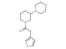 4-[1-(3-thienylacetyl)-3-piperidinyl]morpholine