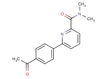 6-(4-acetylphenyl)-N,N-dimethylpyridine-2-carboxamide