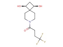 (1R*,3S*)-7-(4,4,4-trifluorobutanoyl)-7-azaspiro[3.5]nonane-1,3-diol