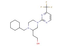 2-{1-(cyclohexylmethyl)-4-[4-(trifluoromethyl)-2-pyrimidinyl]-2-piperazinyl}ethanol