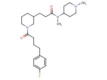 3-{1-[4-(4-fluorophenyl)butanoyl]-3-piperidinyl}-N-methyl-N-(1-methyl-4-piperidinyl)propanamide