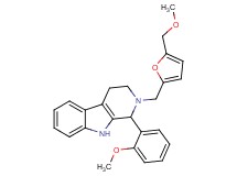 2-{[5-(methoxymethyl)-2-furyl]methyl}-1-(2-methoxyphenyl)-2,3,4,9-tetrahydro-1H-beta-carboline