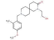 2-(2-hydroxyethyl)-9-(4-methoxy-2-methylbenzyl)-2,9-diazaspiro[5.5]undecan-3-one