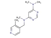 N,N,N'-trimethyl-N'-[(3-methylpyridin-4-yl)methyl]pyrimidine-4,6-diamine