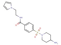4-[(4-amino-1-piperidinyl)sulfonyl]-N-[2-(1H-pyrrol-1-yl)ethyl]benzamide