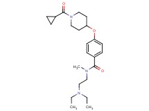 4-{[1-(cyclopropylcarbonyl)-4-piperidinyl]oxy}-N-[2-(diethylamino)ethyl]-N-methylbenzamide