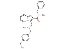 N-benzyl-3-{[(4-ethylbenzyl)(methyl)amino]methyl}-N-methylimidazo[1,2-a]pyridine-2-carboxamide