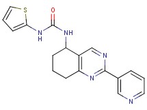 N-[2-(3-pyridinyl)-5,6,7,8-tetrahydro-5-quinazolinyl]-N'-2-thienylurea