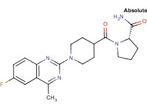 1-{[1-(6-fluoro-4-methyl-2-quinazolinyl)-4-piperidinyl]carbonyl}-L-prolinamide