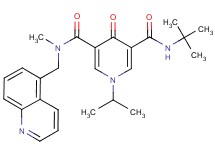 N'-(tert-butyl)-1-isopropyl-N-methyl-4-oxo-N-(5-quinolinylmethyl)-1,4-dihydro-3,5-pyridinedicarboxamide