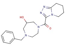 1-benzyl-4-(5,6,7,8-tetrahydro[1,2,4]triazolo[4,3-a]pyridin-3-ylcarbonyl)-1,4-diazepan-6-ol