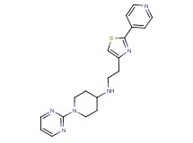 N-[2-(2-pyridin-4-yl-1,3-thiazol-4-yl)ethyl]-1-pyrimidin-2-ylpiperidin-4-amine
