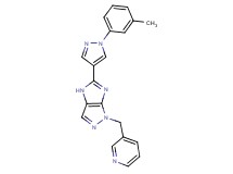 5-[1-(3-methylphenyl)-1H-pyrazol-4-yl]-1-(3-pyridinylmethyl)-1,4-dihydroimidazo[4,5-c]pyrazole