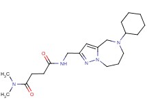 N'-[(5-cyclohexyl-5,6,7,8-tetrahydro-4H-pyrazolo[1,5-a][1,4]diazepin-2-yl)methyl]-N,N-dimethylsuccinamide