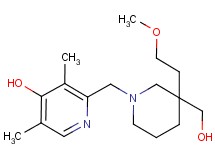2-{[3-(hydroxymethyl)-3-(2-methoxyethyl)-1-piperidinyl]methyl}-3,5-dimethyl-4-pyridinol