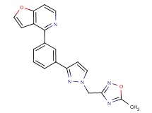 4-(3-{1-[(5-methyl-1,2,4-oxadiazol-3-yl)methyl]-1H-pyrazol-3-yl}phenyl)furo[3,2-c]pyridine