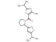 5-isopropyl-3-{1-[(2-isopropyl-4-methyl-1,3-thiazol-5-yl)carbonyl]-2-pyrrolidinyl}isoxazole
